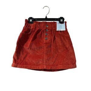 Cat & Jack Girls Corduroy Skirt Size S 6/7 NWT